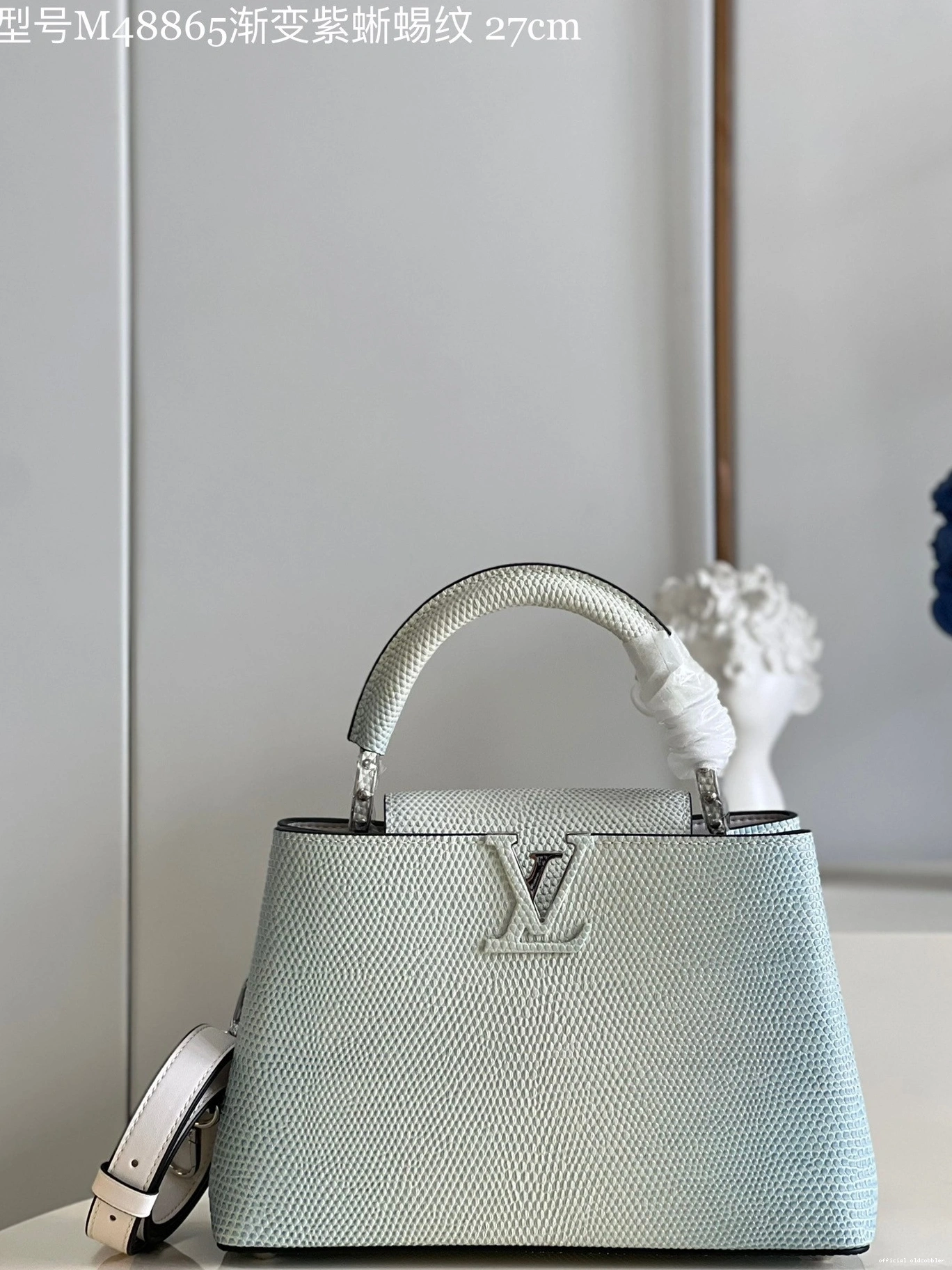 Official oldcobbler VUITTON CAPUCINES LOUIS BB 0811
